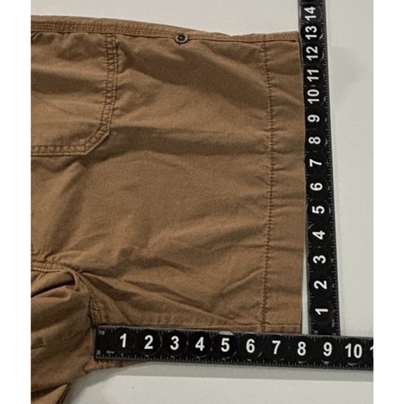 Carhartt Shorts Womens 16 Brown Ripstop Chino Relaxed Hiking Outdoor Actual 38X8 - Picture 4 of 8